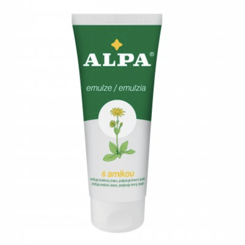 ALPA emulzia ARNIKA 100 ml – kŕčové žily, pomliaždeniny, kĺby, svaly