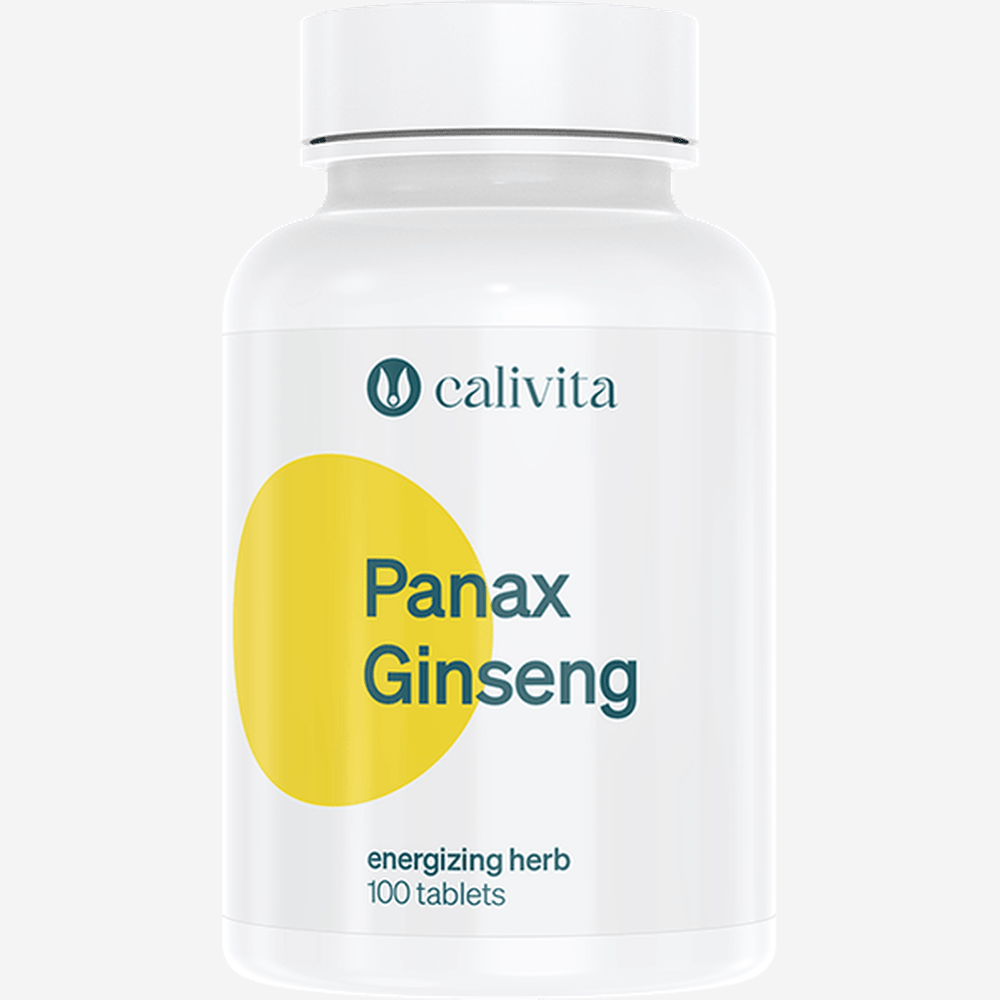 Calivita Panax Ginseng 100 tabliet - Ženšenový prípravok