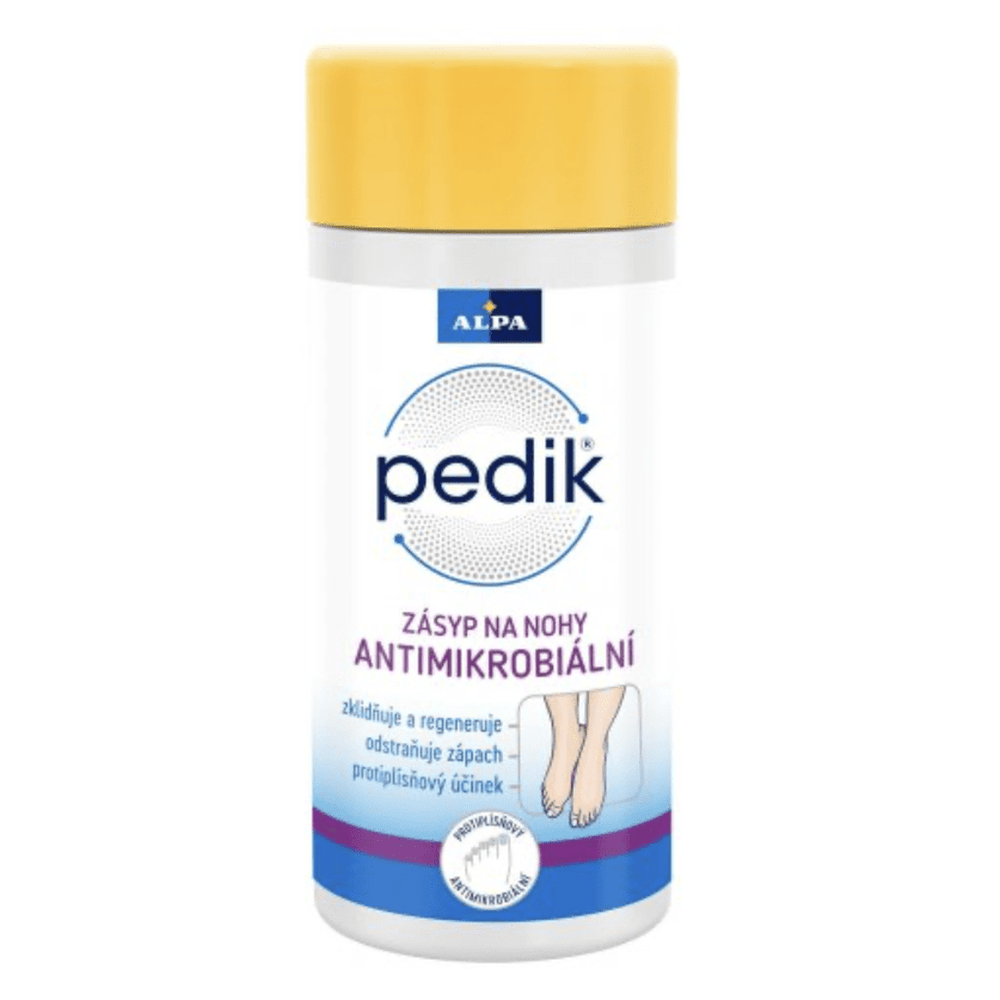 PEDIK zásyp na nohy s antimikrobiálnou prísadou 100g
