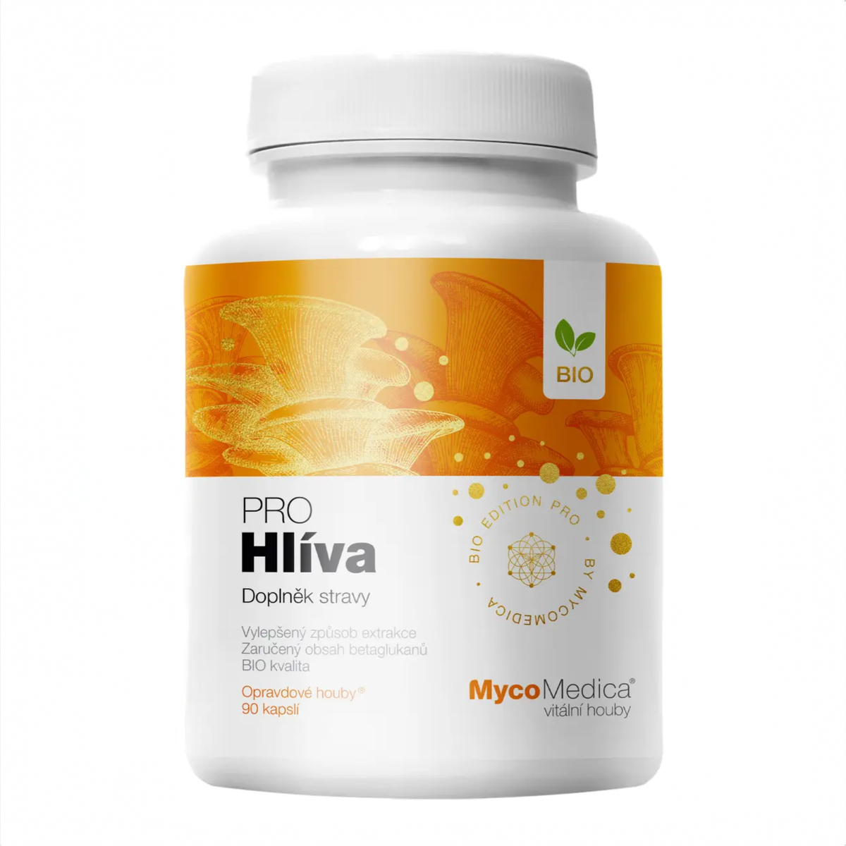 MycoMedica Oyster Mushroom PRO 90 vegetable capsules