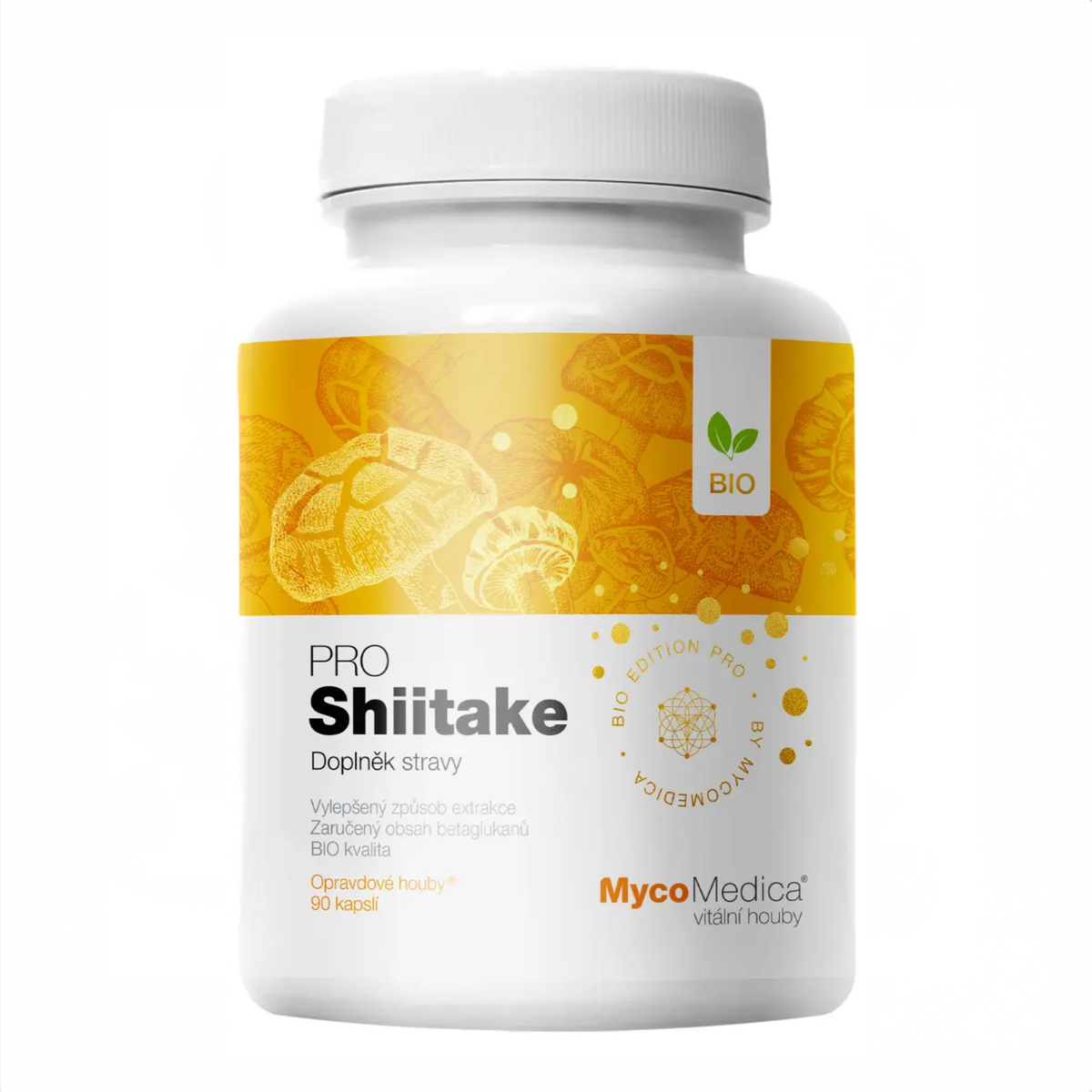 MycoMedica Shiitake PRO 90 vegetable capsules