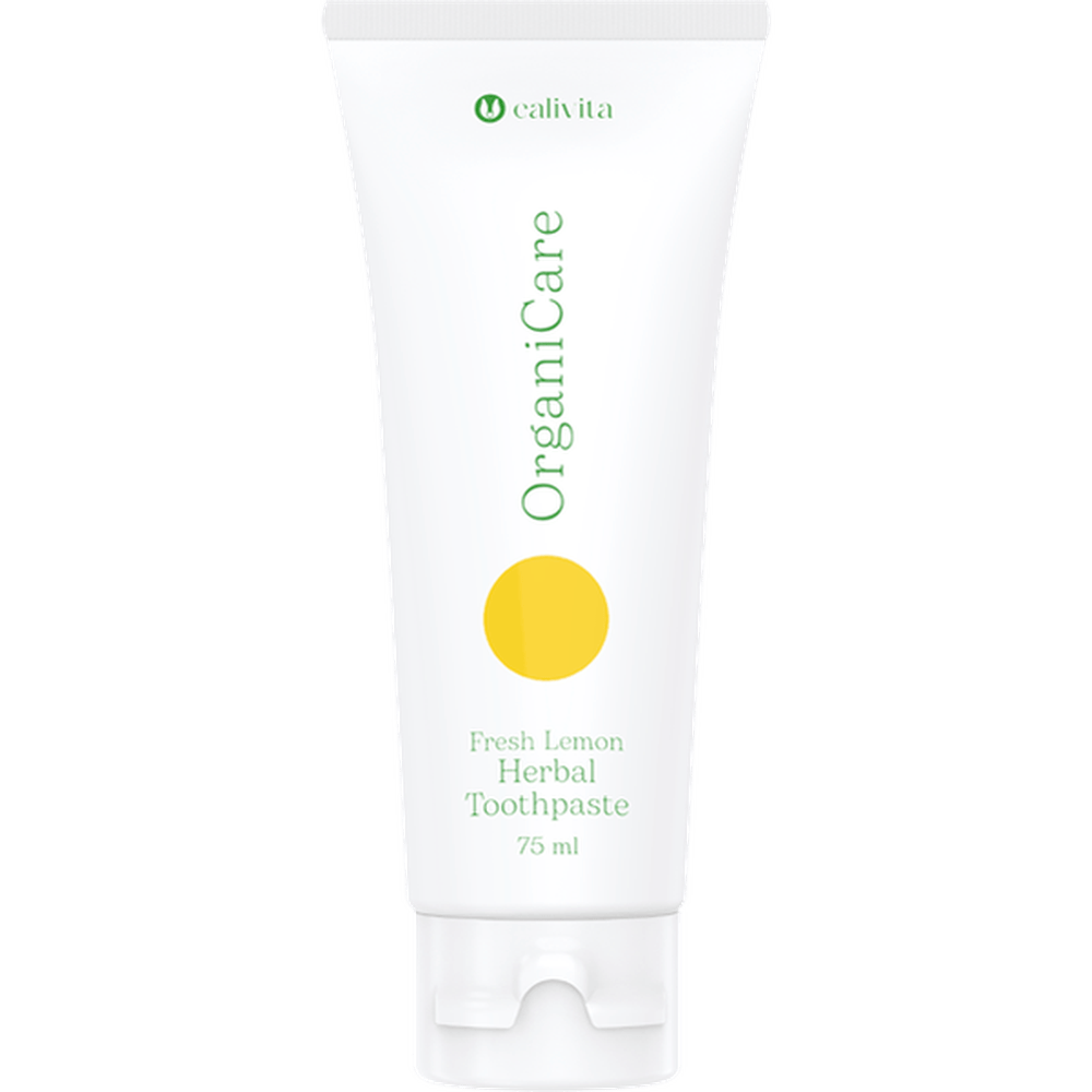 Calivita Zubná pasta OrganiCare Fresh Lemon Herbal Toothpaste 75 ml