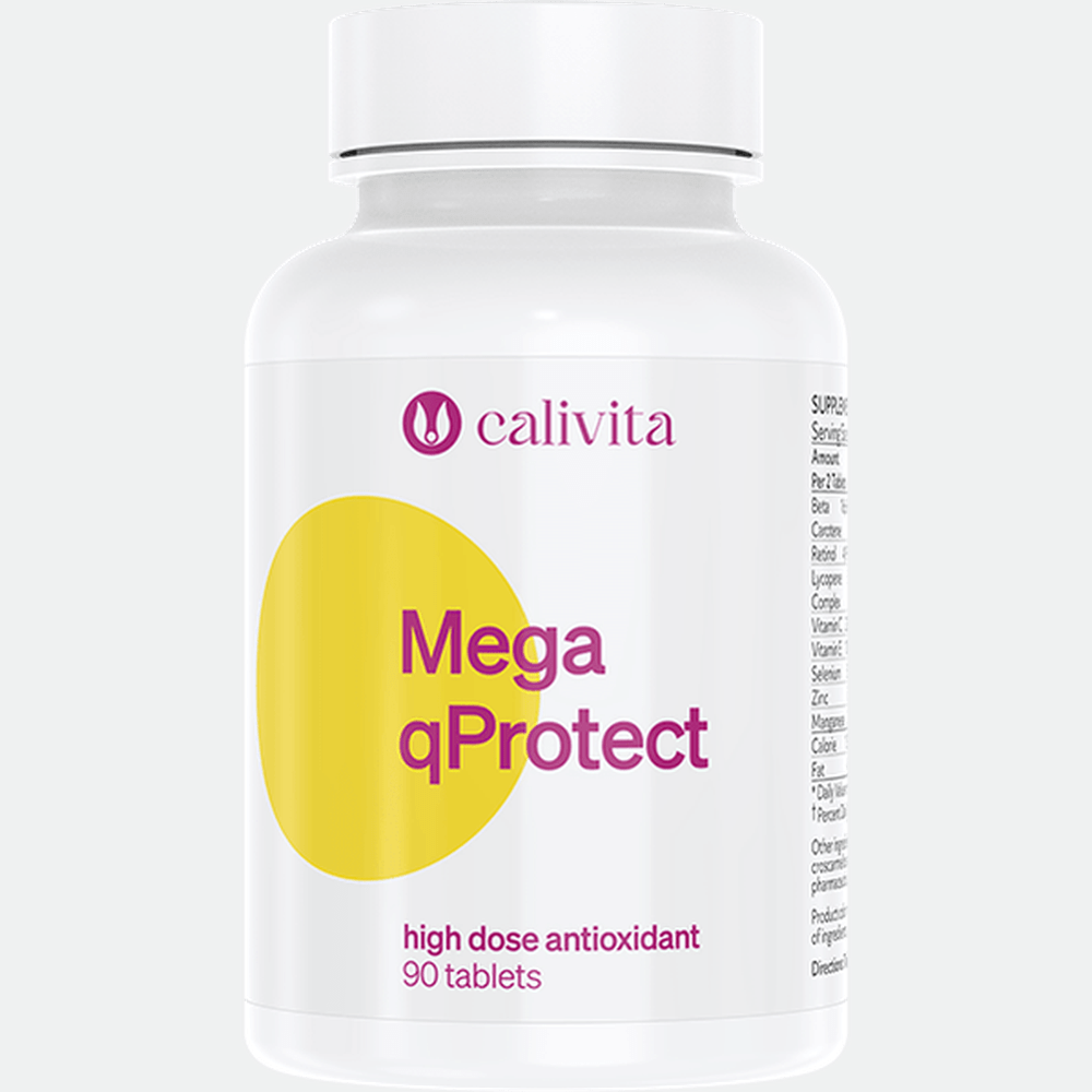 Calivita Mega qProtect 90 tabliet Antioxidant