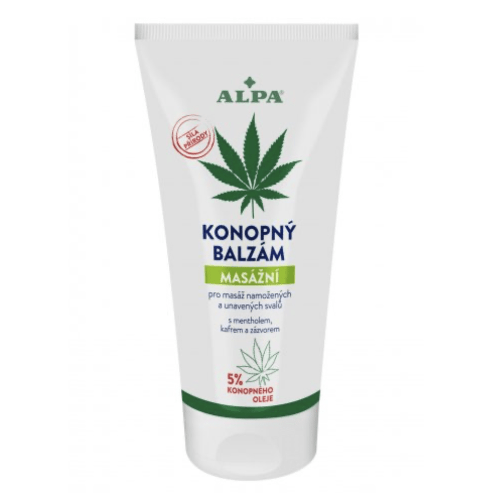 ALPA konopný balzám 150 ml - bolesti chrbta, ekzém, psoriáza