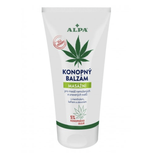 ALPA konopný balzám 150 ml - bolesti chrbta, ekzém, psoriáza