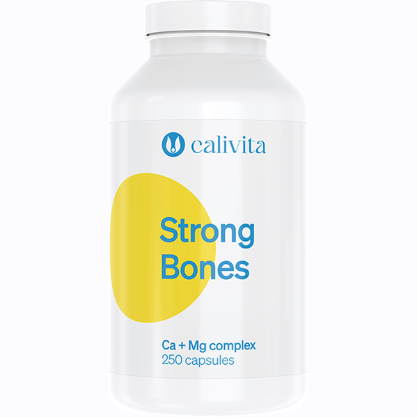 Calivita Strong Bones 250 kapsúl - Prípravok s Vápnikom a Horčíkom