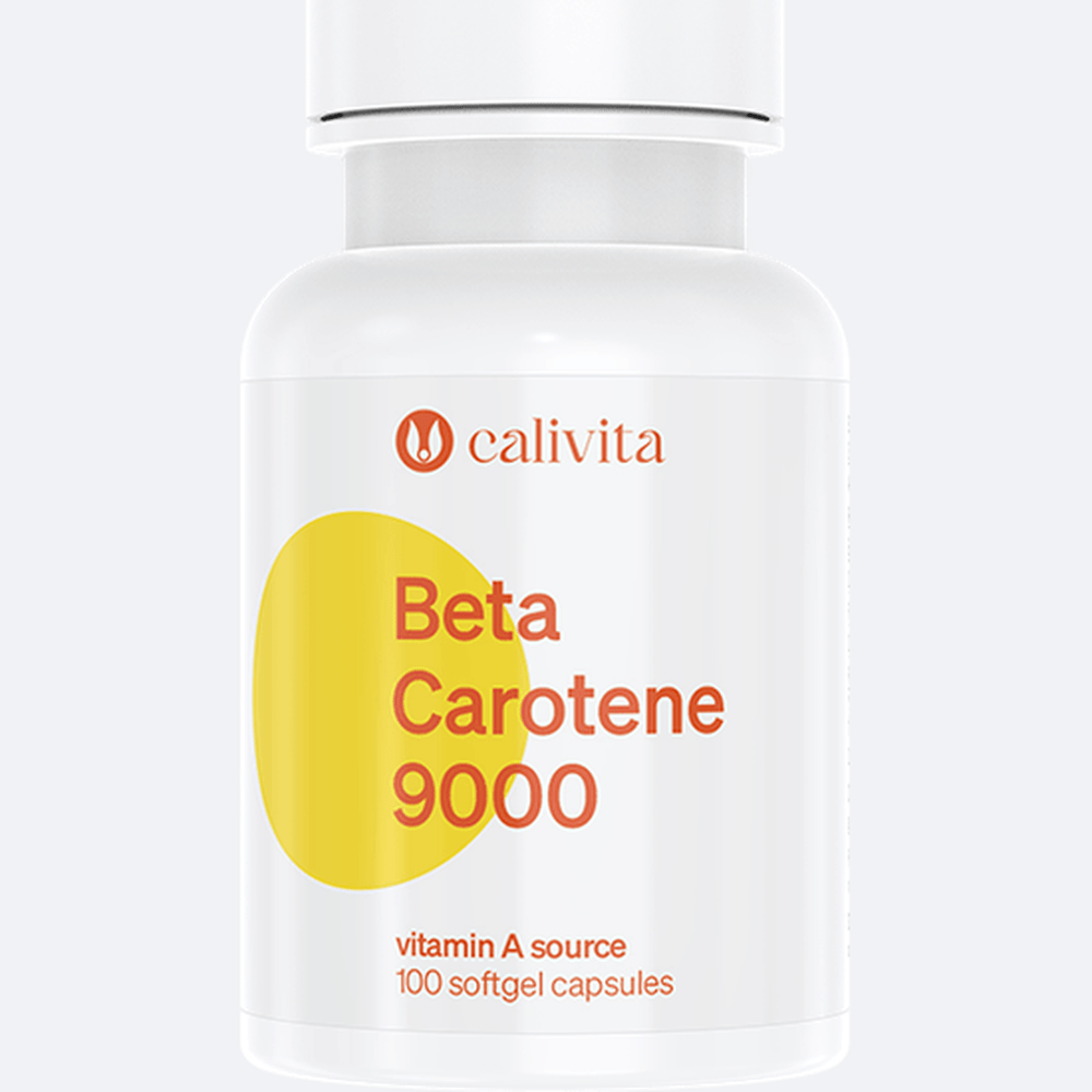 Calivita Beta CaroteneProvitamin Vitamínu A 100 mäkkých kapsúl
